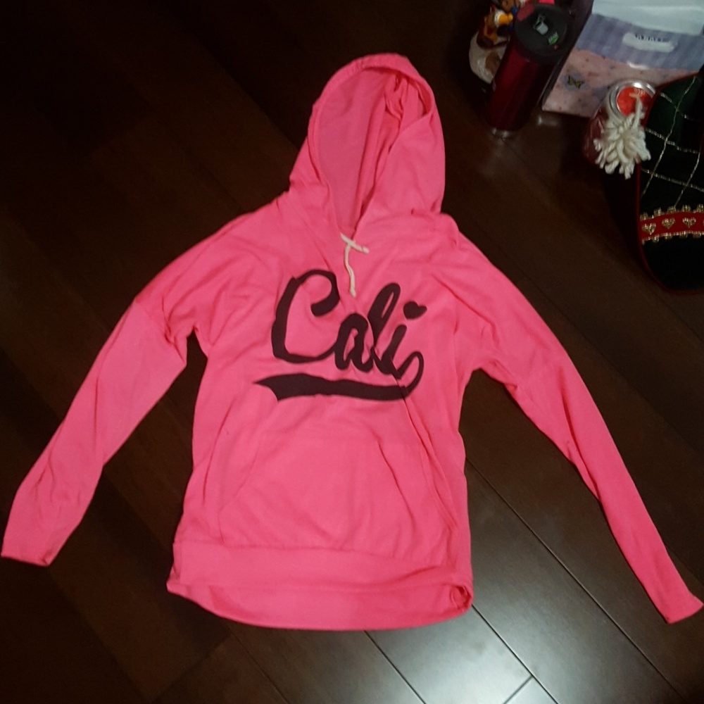 Bright pink Cali pull over